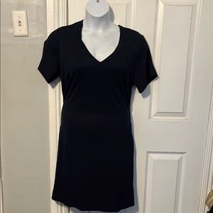 NWT Marybelle Classic Navy V-Neck Women's Short Sleeve Dress